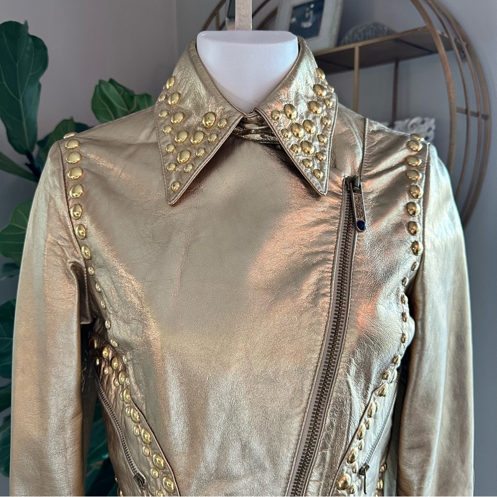 RED VALENTINO - NEW genuine leather w/ studs details. - Picture 2 of 12